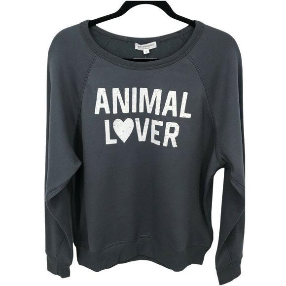 Grayson Threads Tops - Grayson Threads Women Animal Lover Charcoal Black Graphic Sweatshirt Choose Size